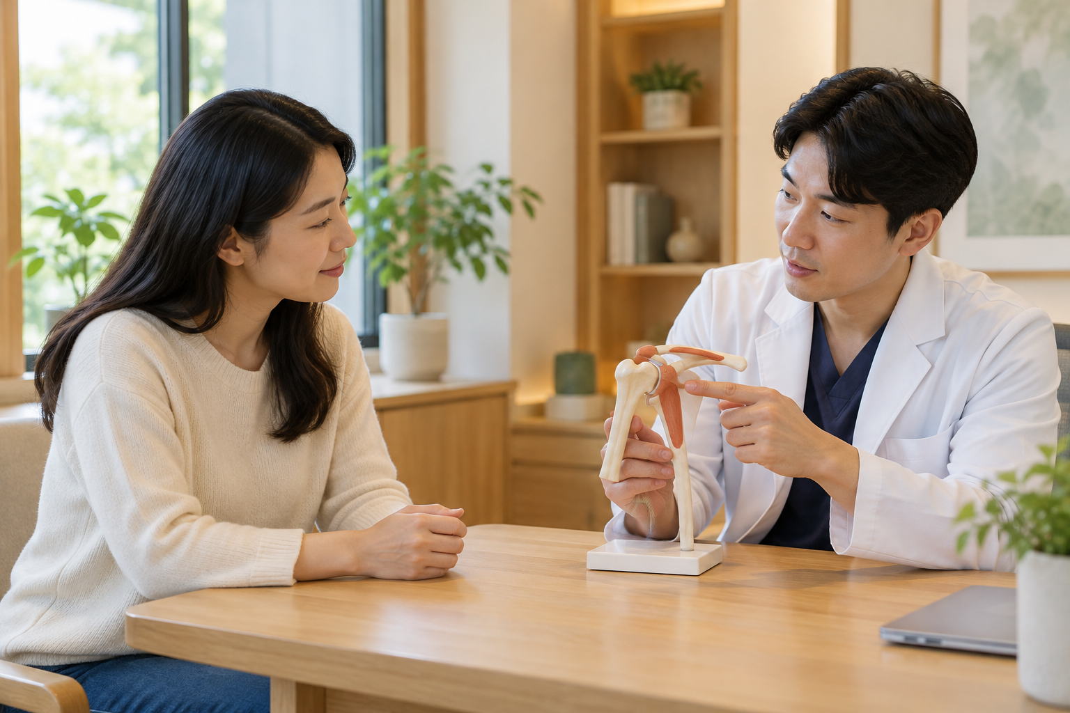 구리 어깨통증 한의원 — 어깨 상담에 관한 AI 설명용 이미지